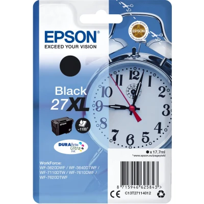 Afbeelding van Epson 27XL (C13T27114012) Inktcartridge Zwart Hoge capaciteit