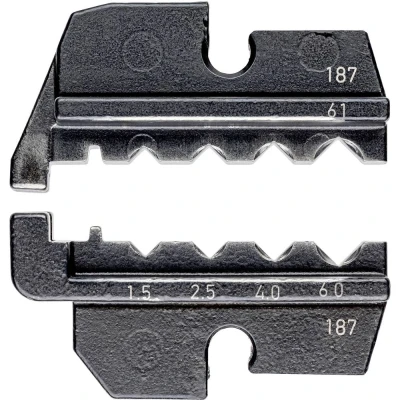 Afbeelding van Knipex 97 49 61 Krimpinzet Gedraaide contacten Geschikt voor tangen Harting 1.5 tot 6 mm² merk 43 200, E, E AUS,