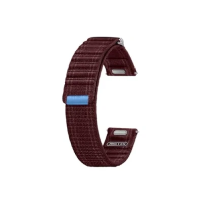 Afbeelding van Samsung Nylon Bandje 20mm Donkerrood S/M