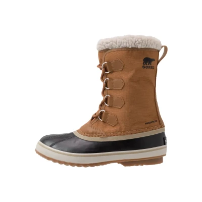 Afbeelding van Sorel 1964 PAC Nylon WP Snowboots, Heren, Maat: 45, Camel brown/black Imitatieleer/ textiel