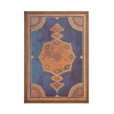 Afbeelding van Notitieboek Paperblanks Safavid Indigo Grande Blanco