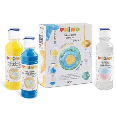 Afbeelding van Primo set slijm maken metallic