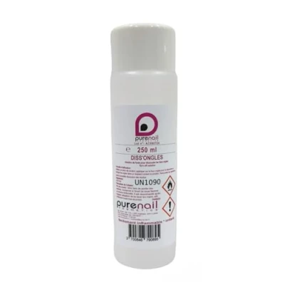Afbeelding van Purenail Dispenser 100% pure aceton 250 ml nagels kunstnagels professionele kwaliteit