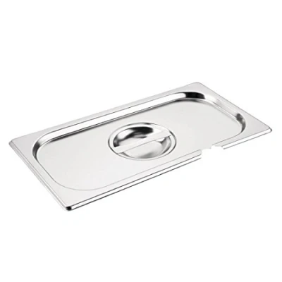 Afbeelding van Vogue RVS deksel met lepeluitsparing GN 1/3