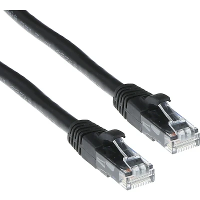 Afbeelding van ACT IB2910 U/UTP CAT6A Patchkabel Snagless RJ45 Connectoren Zwart 10 meter