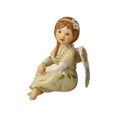 Afbeelding van Goebel Kerst Decoratief beeld Gloria Engel van geluk Aardewerk 10cm