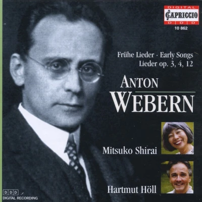 Afbeelding van Mitsuko Shirai &amp; Hartmut Höll Webern: Lieder op. 3, 4, 12 (CD)