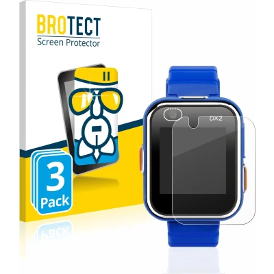 Afbeelding van BROTECT Screenprotector voor Vtech Kidizoom Smart Watch DX2 Folie Beschermfolie Beschermglas transparant (3 Stuks)