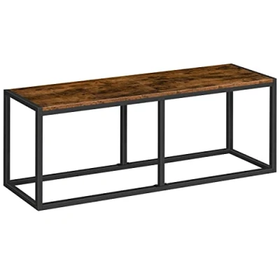 Afbeelding van HOOBRO Keukenbank voor eetkamer, 120 x 30 46,5 cm, stevig metalen frame, eenvoudig te installeren, keuken, woonkamer, entree, slaapkamer EBF12CD01