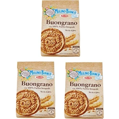Afbeelding van 6 koekjes Mulino Bianco Buongrano 100% volkoren 350g cake