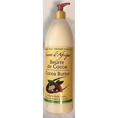 Afbeelding van SECRET D&#039;AFRIQUE SHEA BUTTER HAND &amp; BODY LOTION 1L