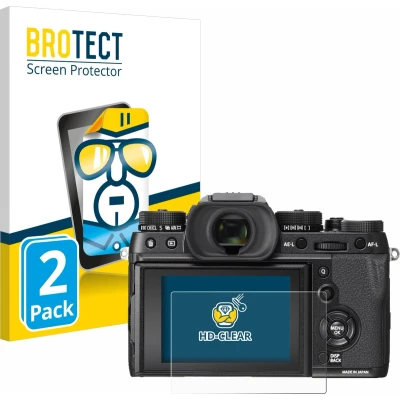 Afbeelding van BROTECT Screenprotector voor Fujifilm X T2 Folie Beschermfolie transparant (2 Stuks)