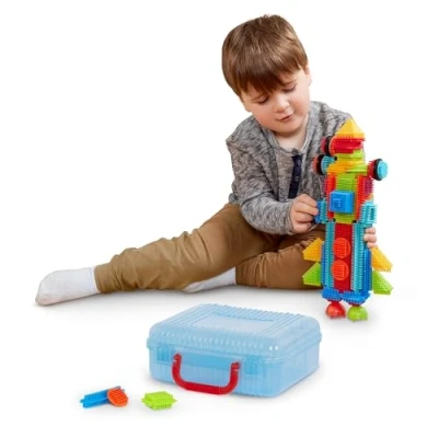 Image de Bristle blocks ba3081mtz jeu de construction blocs 50 pièces kit base avec valisette