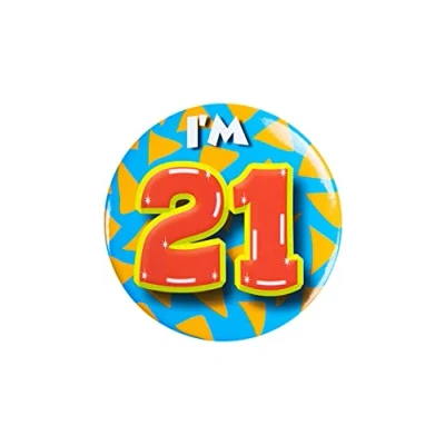 Afbeelding van Paperdreams Button klein i&#039;m 21