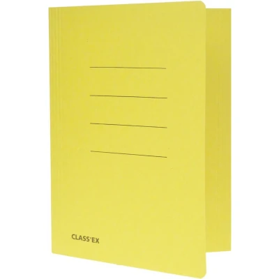 Afbeelding van Class&#039;ex Dossiermap, 3 Kleppen Ft 18,2 X 22,5 Cm (voor Schrift), Geel Dossiermap