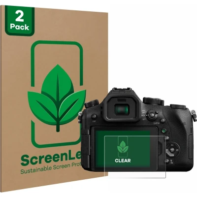 Afbeelding van ScreenLeaf Screenprotector voor Panasonic Lumix DMC FZ2000 Duurzame schermbescherming Folie Beschermfolie transparant (2 Stuks)