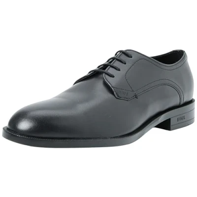 Afbeelding van BOSS Tayil Veterschoenen, Heren, Maat: 40.5, Black Leer