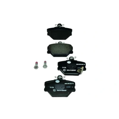 Afbeelding van HELLA 8DB 355 008 721 Remblokkenset Met akoestische slijtagewaarschuwing remzadelschroef SMART: Fortwo II Coupe, Convertible, City Coupe