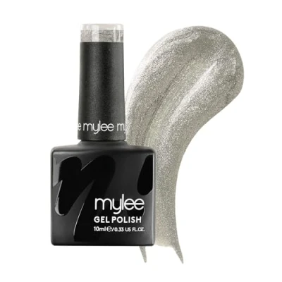 Image de Mylee Silver Screen Vernis à ongles gel UV LED 10 ml Manucure pédicure pour usage professionnel en salon et la maison Longue durée facile appliquer