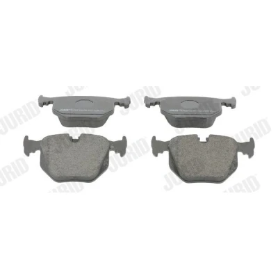 Afbeelding van JURID 571918J Remblokkenset Geschikt voor slijtage waarschuwingscontact Met plunjerclip Zonder toebehoren BMW: 3 Saloon, Touring, Coupe