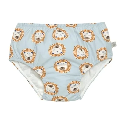 Afbeelding van Lässig Splash &amp; Fun Zwembroekje met luier Lion powder blue, 19 24 maanden Maat 92