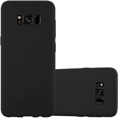 Afbeelding van Cadorabo Hoesje geschikt voor Samsung Galaxy S8 PLUS in CANDY ZWART Beschermhoes gemaakt van flexibel TPU silicone Case Cover