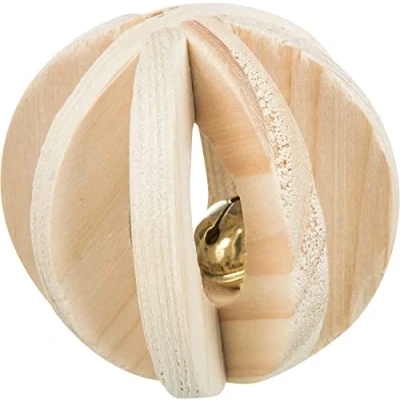 Afbeelding van Trixie speelbal hout met bel