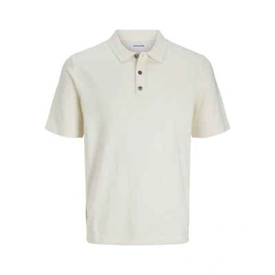 Afbeelding van Jack &amp; Jones Jjeemil Poloshirt, Heren, Maat: Large, Cloud dancer