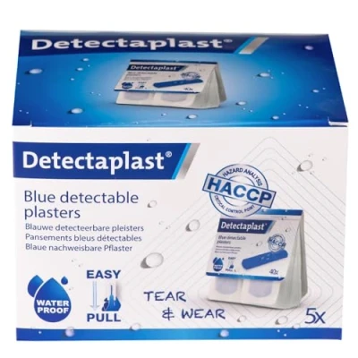 Afbeelding van Detectaplast Tear &amp; Wear Waterproof Easy Pull, ft 25 x 72 mm, 5 40 stuks pleister