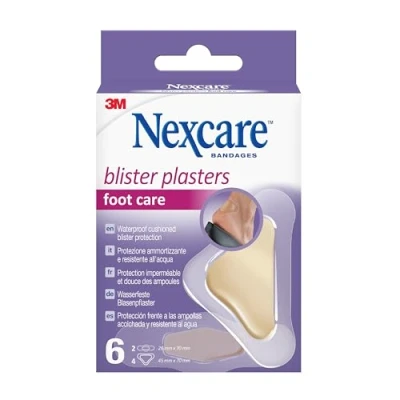 Afbeelding van Nexcare, Gips, Blaarpleister 2 maten assorti (6 x)