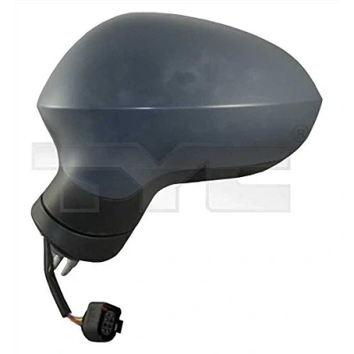 Afbeelding van Buitenspiegel Tyc 331 0074 Links Met grondlaag voor elek. spiegelverstelling, Bol vormig, Te verwarmen, Elektrisch inklapbaar SEAT: Leon II Hatchback