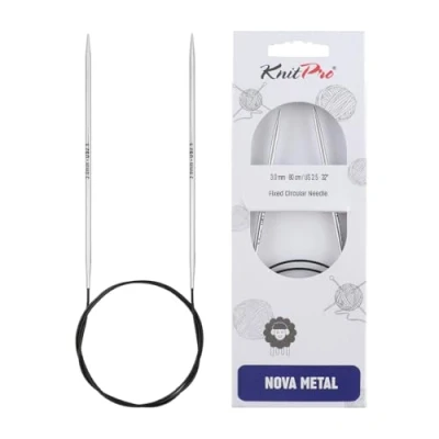 Afbeelding van KnitPro KP10385 Nova vaste naald, rond, hout, meerkleurig, 30 x 0,6 7,5 cm