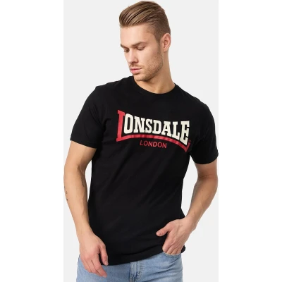 Afbeelding van Lonsdale TWO TONE Tshirt print, Heren, Maat: 5XL, Black
