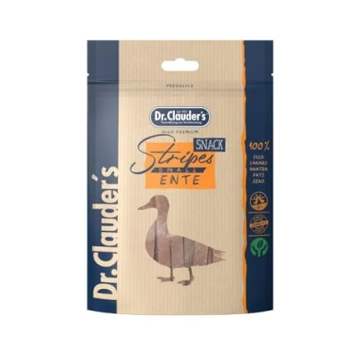 Afbeelding van Dr.Clauder&#039;s Snack Eendenvleesstrips Hondensnacks Eend 80 g