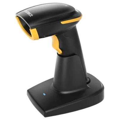 Afbeelding van Inateck 2D Bluetooth draadloze QR barcodescanner met 2600 mAh batterij en intelligent laadstation, draagbare scanner ondersteunt AI, APP, SDK, BCST 36