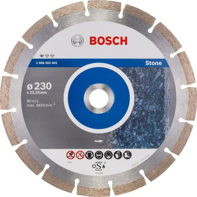 Afbeelding van Bosch Diamantdoorslijpschijf Standard for Stone 230 x 22,23 2,3 10 mm