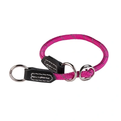 Afbeelding van Rogz Rope Sliphalsband Roze Hondenhalsband 40 45X1.2 cm