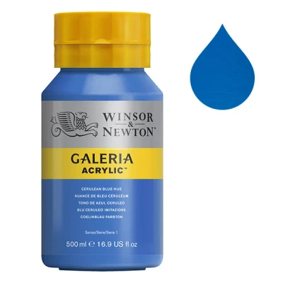 Image de Winsor &amp; Newton Galeria peinture acrylique (500 ml) 138 nuance de bleu céruléum