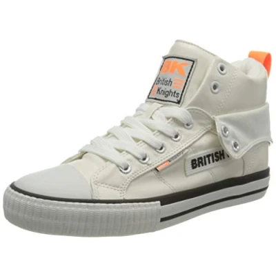 Afbeelding van British Knights Roco Tag Damessneakers, Neon Wit Oranje