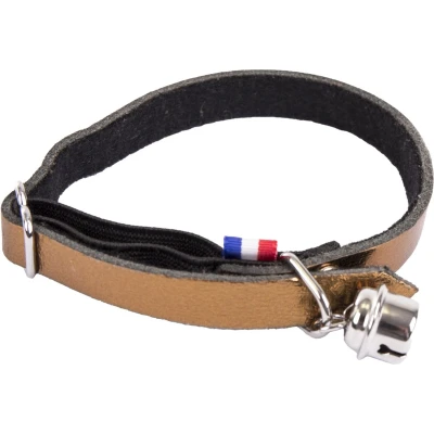 Afbeelding van Martin Halsband Kat Dakota Leer Koper
