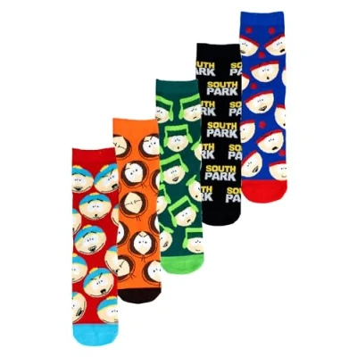 Afbeelding van United Labels South Park Set van 5 paar herensokken 40 45, meerkleurig, 45 EU, Meerkleurig