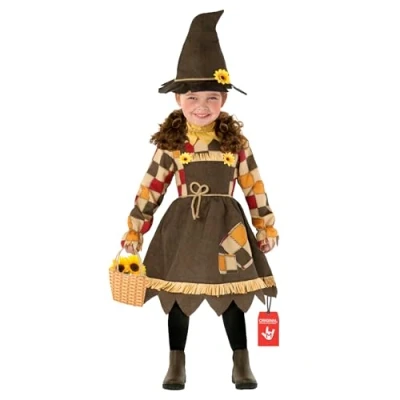Afbeelding van Morph vogelverschrikker kostuum voor kinderen, Halloween meisjes, maat T1
