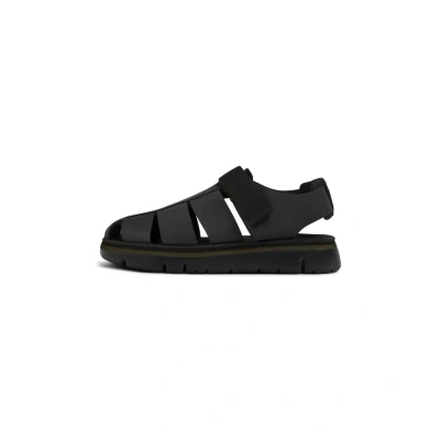 Afbeelding van Camper Oruga Sandal k100285 platte sandalen voor heren, zwart.