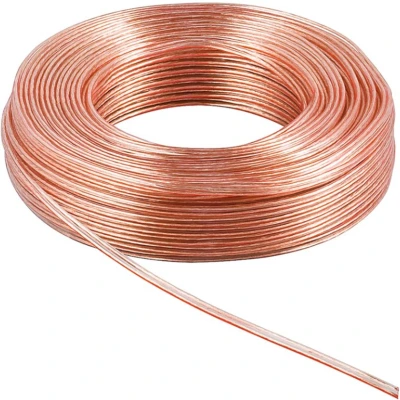 Afbeelding van Luidsprekerkabel CCA 2 x 4mm2 Transparant 10 meter