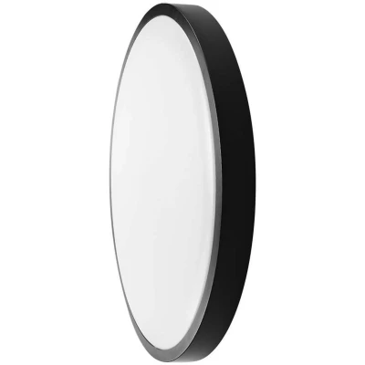 Afbeelding van V TAC VT 8630RD S B LED Ronde Koepellamp Samsung IP44 Zwart 36W 3820 Lumen 3000K 350MM