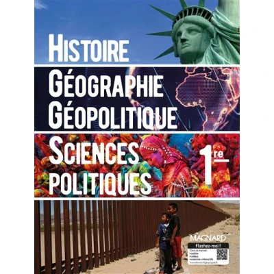 Image de Histoire Géographie, Géopolitique et Sciences politiques 1re (2019) Manuel élève