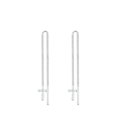 Afbeelding van Elli Crosses Statement Oorbellen, Dames, Maat: One Size, Silber