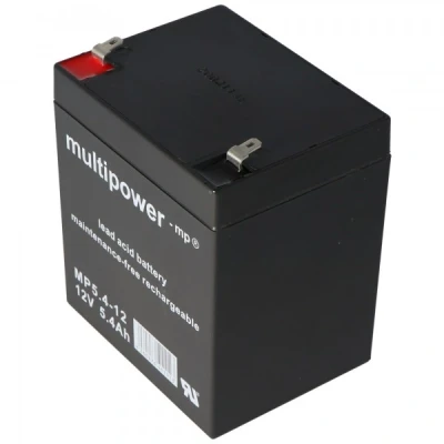 Afbeelding van MP5.4 12 Multipower loodbatterij volt 5400 mAh, 6 DMZ 5 batterij