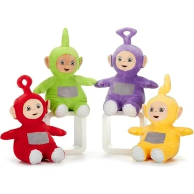 Afbeelding van Teletubbies Po, Tinky Winky, Laa Laa, Dipsy Pluche dier 26 cm (Set van 4 Teletubbies)