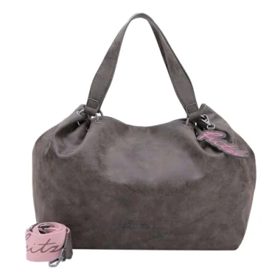 Afbeelding van Fritzi aus Preußen Schoudertas Joshi01 Vintage Shopper Choc Bruine